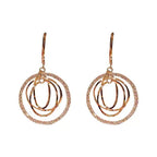 Style 1 Alloy Diamond-encrusted Teardrop-shaped Earrings