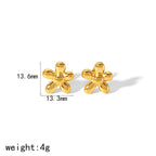 Fashion 1# Stainless Steel Geometric Earrings