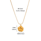 Necklace #1 304 Stainless Steel Flower Necklace