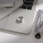 Ring #3 Stainless Steel Irregular Round Ring