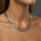 Gold Stainless Steel Chain Necklace