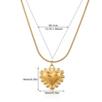 Love #8 304 Stainless Steel Heart Necklace
