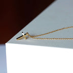 Gold Cross Necklace Titanium Steel Cross Necklace