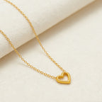 Necklace 304 Stainless Steel Heart Necklace