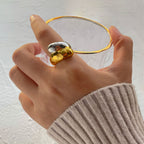 2# Stainless Steel Flower Ring
