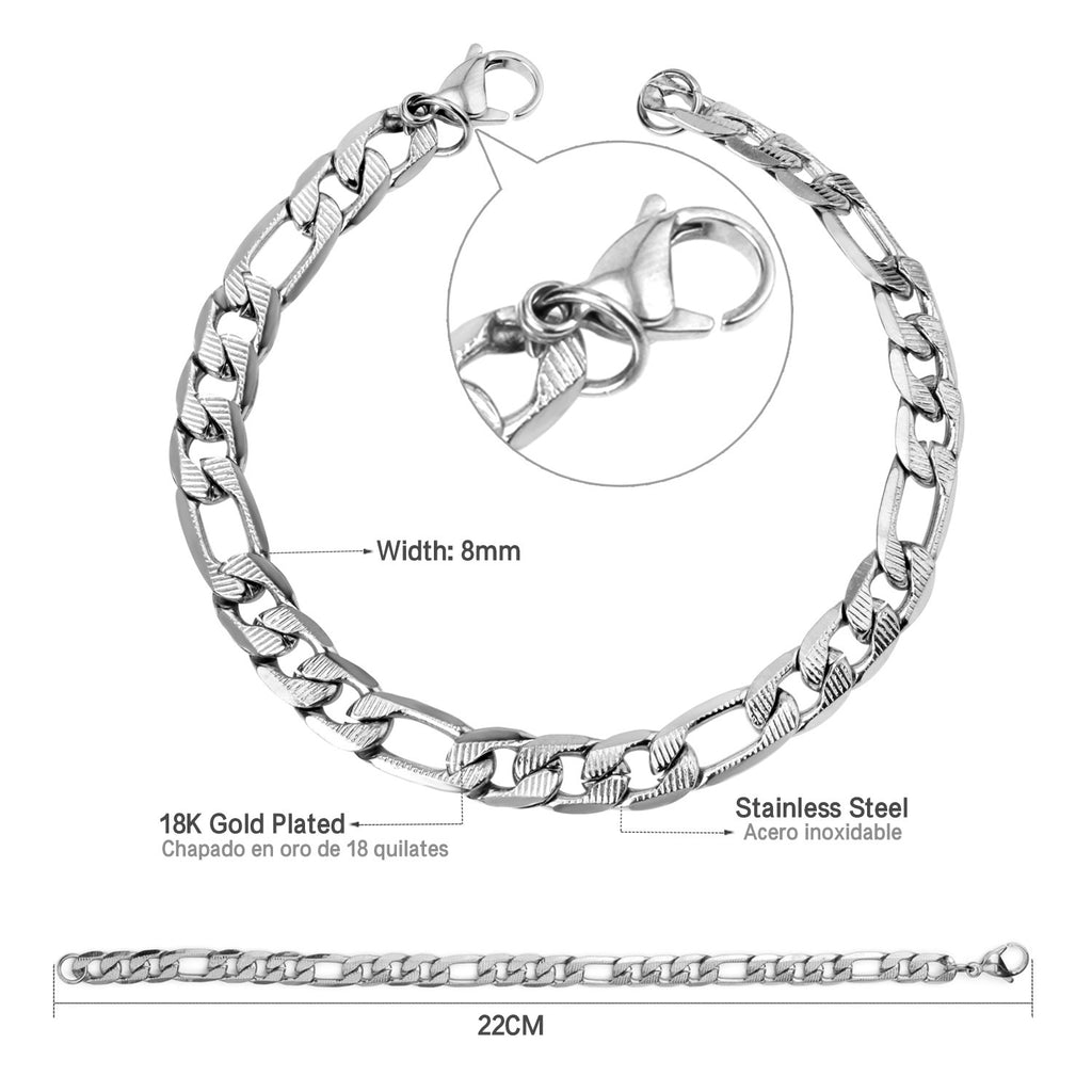 Gold Stainless Steel Chain Bracelet