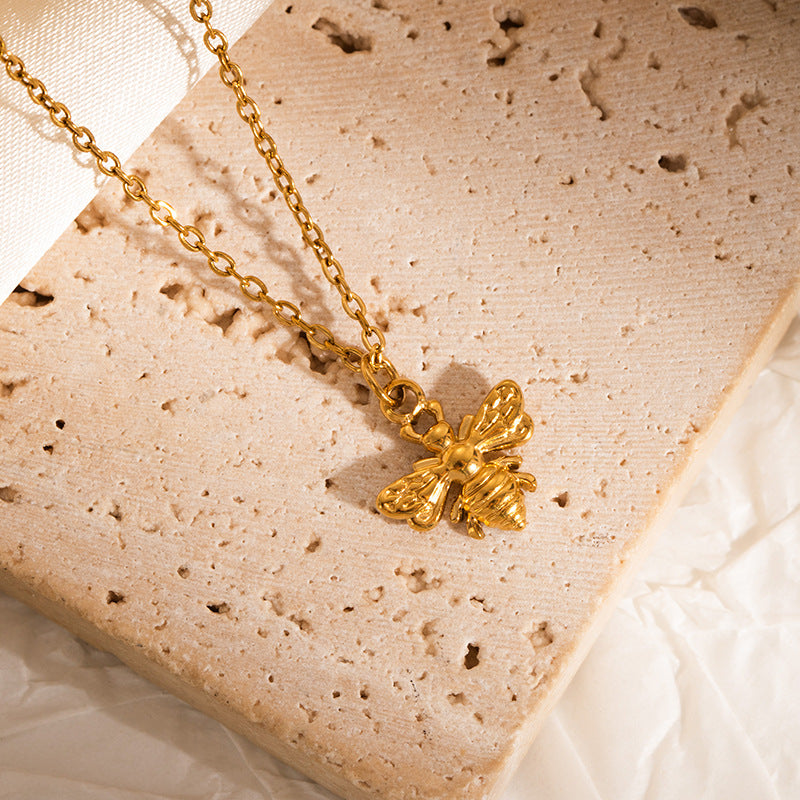 Dragonfly 2 Stainless Steel Dragonfly Necklace
