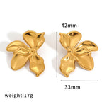 Ring Stainless Steel Flower Ring