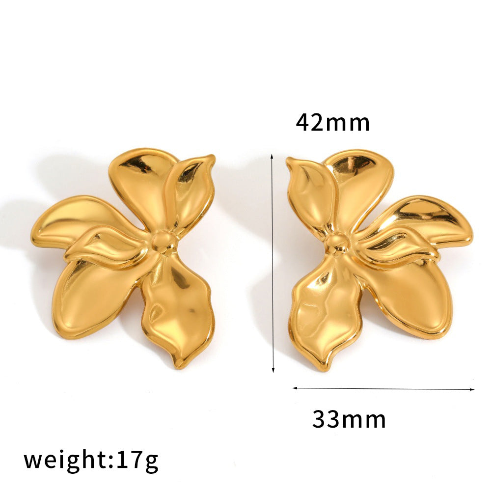 Ring Stainless Steel Flower Ring