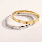 Rose Gold Cross Bracelet Titanium Steel Cross Bracelet