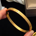 Bracelet 34# Titanium Steel Round Bracelet