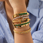 Bracelet 8# Stainless Steel Natural Stone Bracelet
