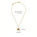 Tigers Eye 304 Stainless Steel Tiger Eye Necklace