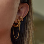 Earring #1 Stainless Steel Chain Tassel Earrings