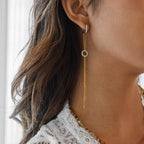 Earring #1 Stainless Steel Chain Tassel Earrings