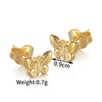 Butterfly Stainless Steel Butterfly Earrings