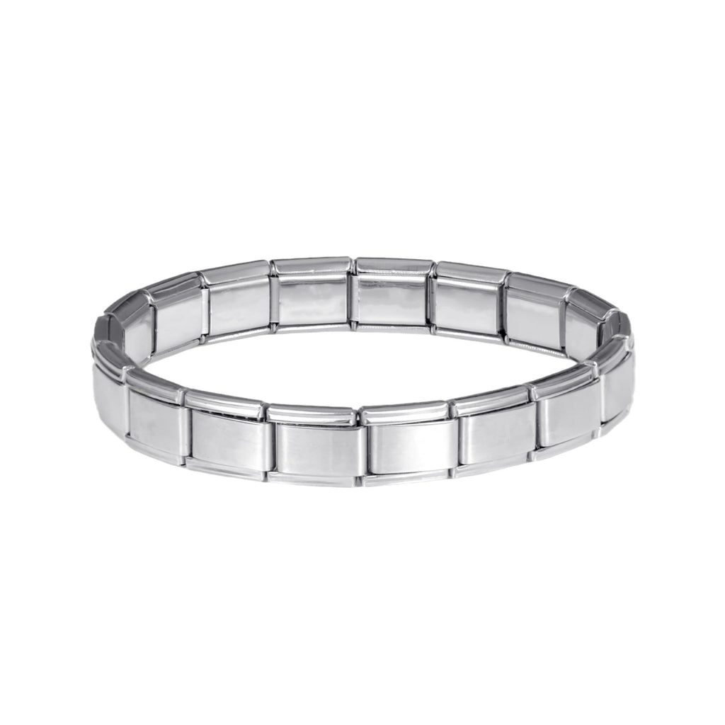 Steel Metal Square Modular Men's Bracelet