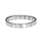 Steel Metal Square Modular Men's Bracelet