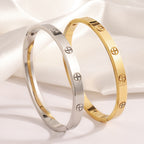 Gold Cross Bracelet Titanium Steel Cross Bracelet