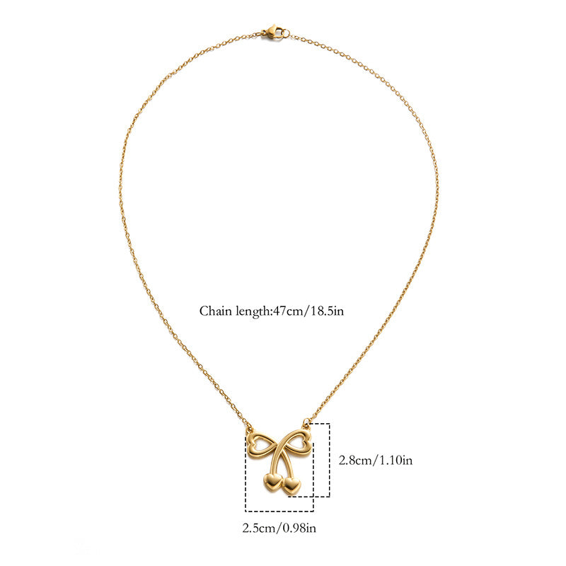 Love Stainless Steel Heart Necklace