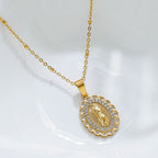 Necklace #2 304 Stainless Steel Portrait Necklace