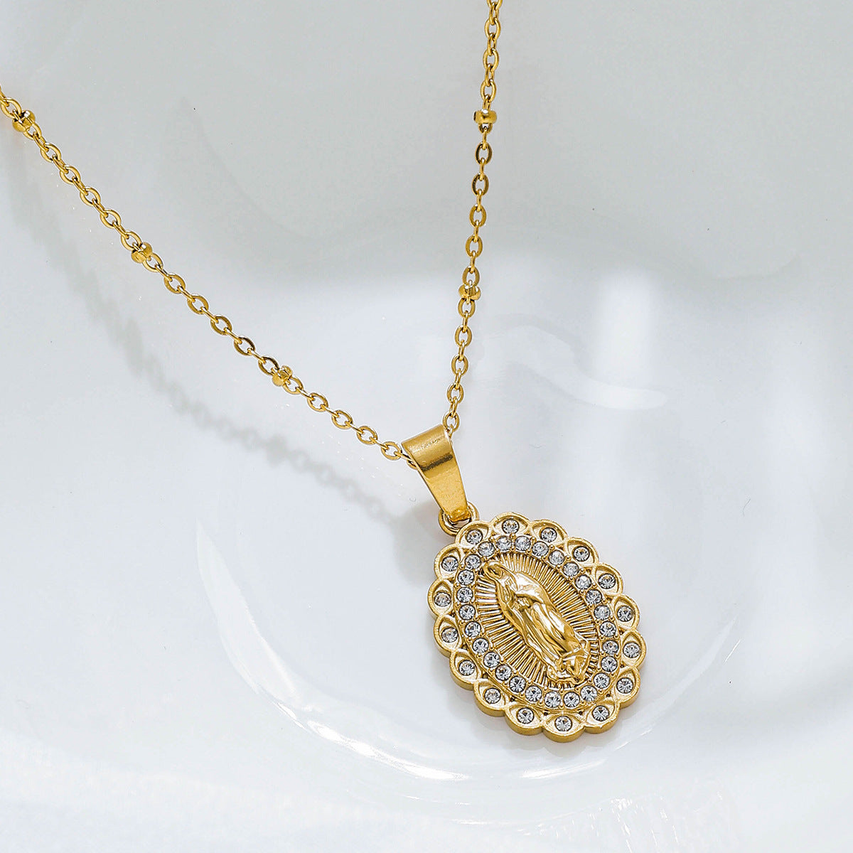 Necklace #2 304 Stainless Steel Portrait Necklace