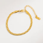 Fashion Curve Titanium Steel Snake Bone Chain Bracelet