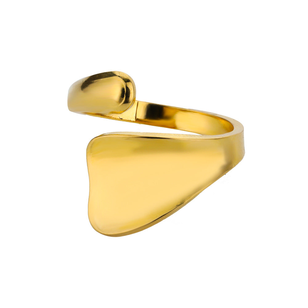 Ring #5 304 Stainless Steel Irregular Ring