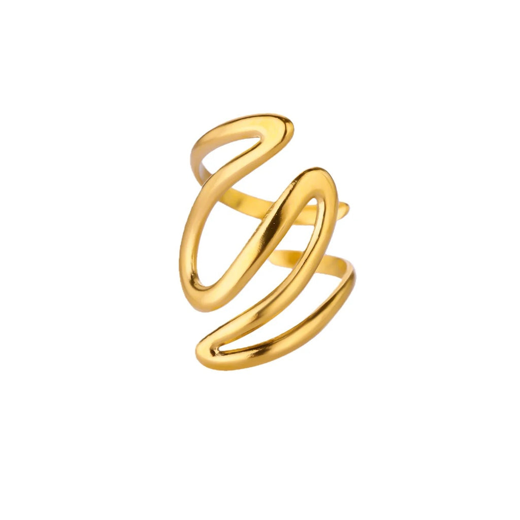 Ring #5 304 Stainless Steel Irregular Ring