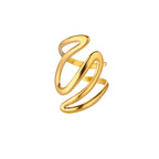 Ring #5 304 Stainless Steel Irregular Ring