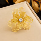 Ring #6 Stainless Steel Flower Ring