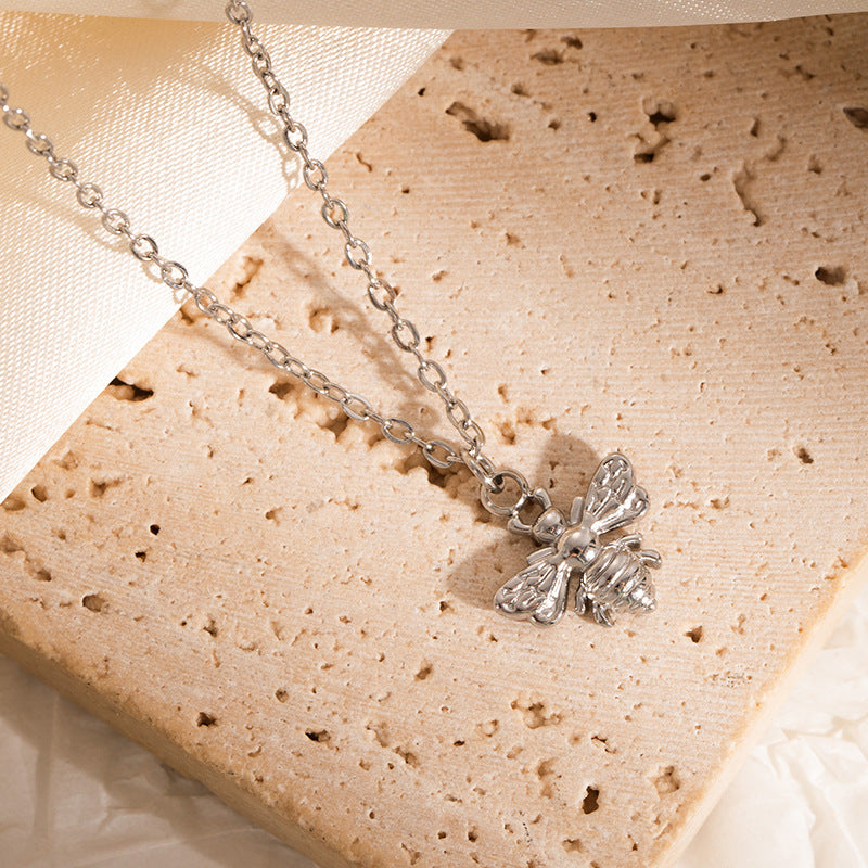 Dragonfly Stainless Steel Dragonfly Necklace