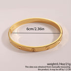 Rose Gold Cross Bracelet Titanium Steel Cross Bracelet