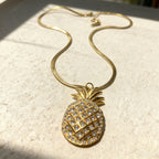 Flowers 304 Stainless Steel Diamond Flower Necklace