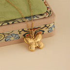 Butterfly Stainless Steel Butterfly Necklace