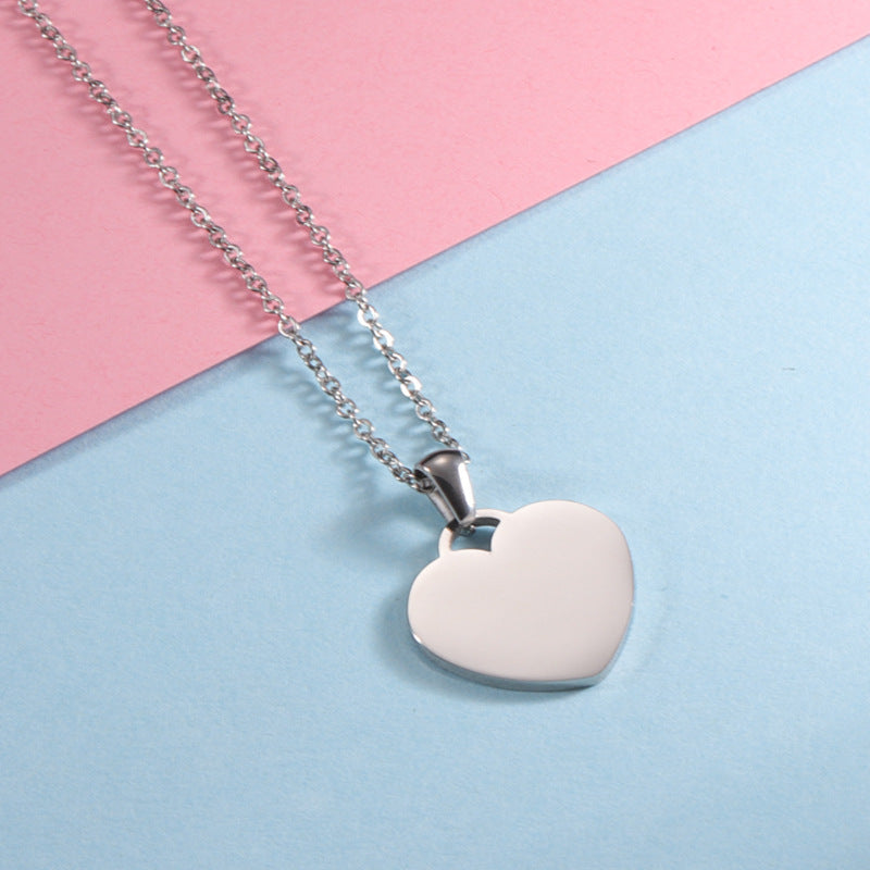 Fashion Gold (mp047) Titanium Steel Love Necklace