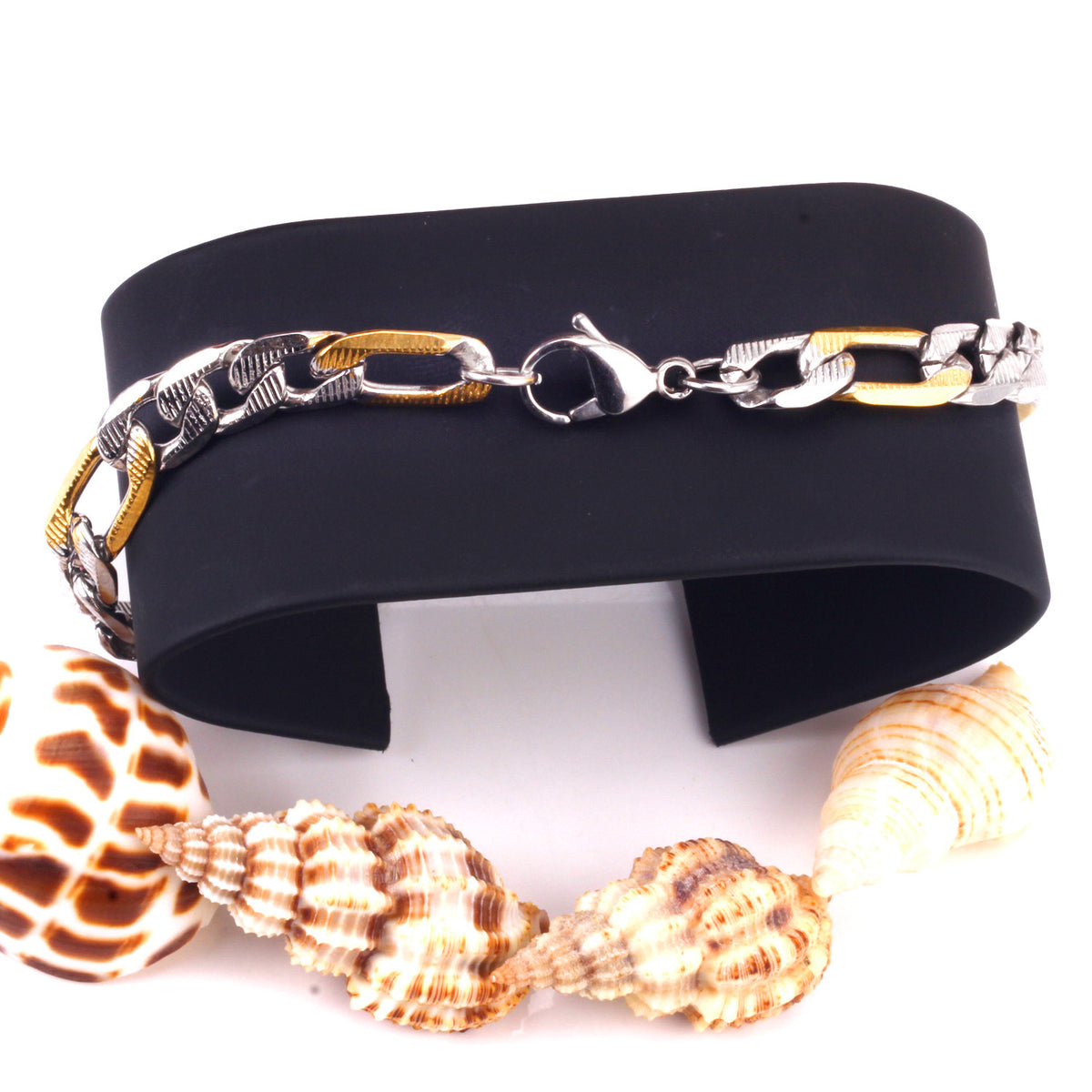 Gold Stainless Steel Chain Bracelet