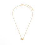 White Heart Titanium Steel Diamond-encrusted Heart Necklace