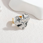 Ring 5# Stainless Steel Heart Ring