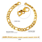 Gold Stainless Steel Chain Bracelet