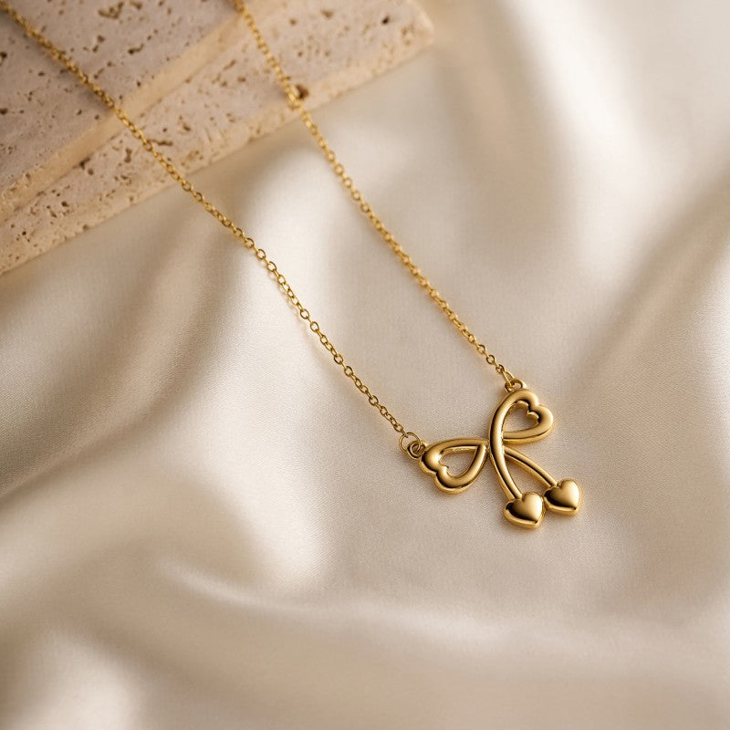 Love Stainless Steel Heart Necklace