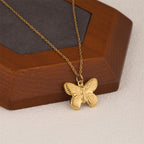 Butterfly Stainless Steel Butterfly Necklace