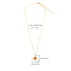 Tigers Eye 304 Stainless Steel Tiger Eye Necklace