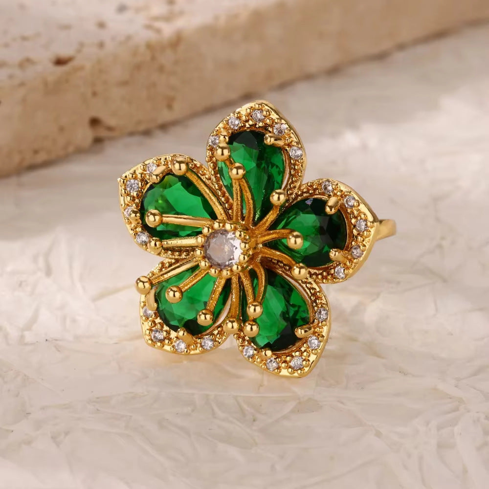 Ring 3 Stainless Steel Petal Ring