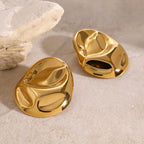 Earrings Stainless Steel Irregular Earrings