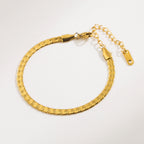 Fashion Curve Titanium Steel Snake Bone Chain Bracelet