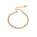 Bracelet 13# Stainless Steel Geometric Chain Bracelet