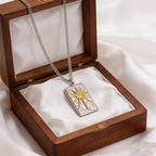 Ring #1 304 Stainless Steel Two-tone Heart Necklace