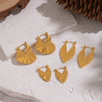 Earring #5 18k Gold Retro Geometric Stainless Steel Earrings