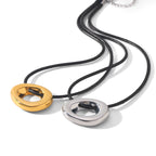 Gold Hollow Design Tarnish Free Steel Necklace